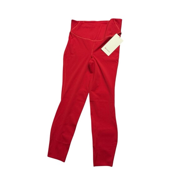 Lululemon Women’s Base Pace HR Tight Legging 25” DKRD Dark Red Sz 8 $98 New - Picture 2 of 4